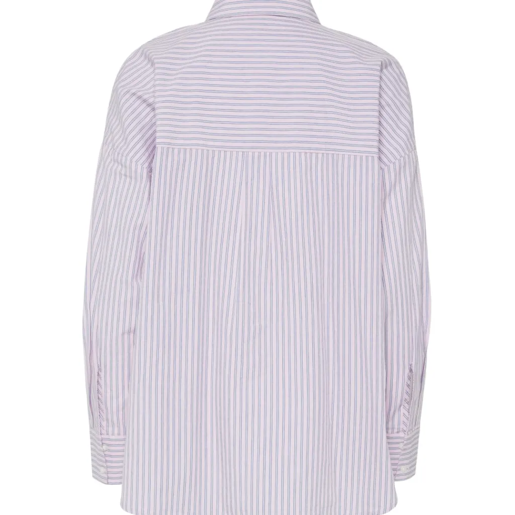 PIECES dame skjorte PCPIPPA - Bonbon stripes Clearance