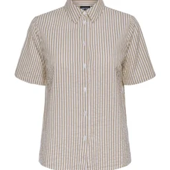 PIECES dame skjorte PCSALLY - Nomad CLOUD DANCER Clearance