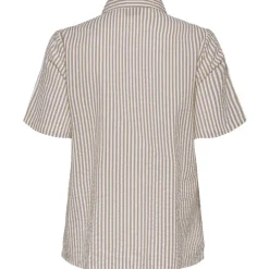 PIECES dame skjorte PCSALLY - Nomad CLOUD DANCER Clearance