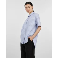 PIECES dame skjorte PCSASSY - Kentucky blue Clearance