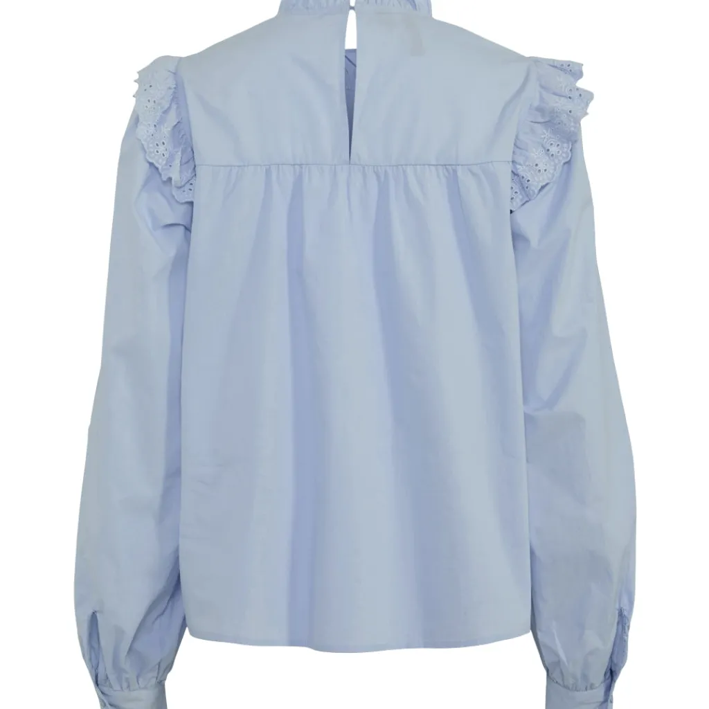 PIECES dame skjorte PCVELA - Cashmere Blue Online