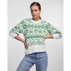 PIECES dame strik PCJIANNA - Cloud Dancer AMAZON Sale