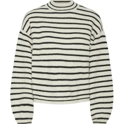 PIECES dame strik PCPENNA - Whitecap Gray black New