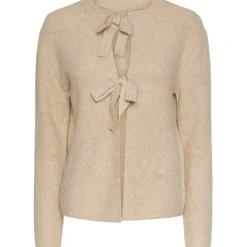 PIECES dame strik PCSILLY - White Pepper MELANGE Discount