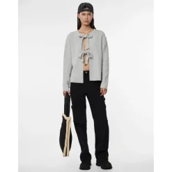 PIECES dame strik PCSILLY - Light Grey Sale