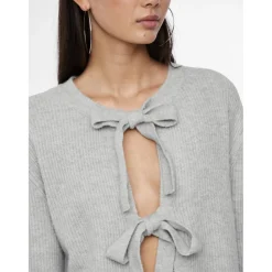 PIECES dame strik PCSILLY - Light Grey Sale