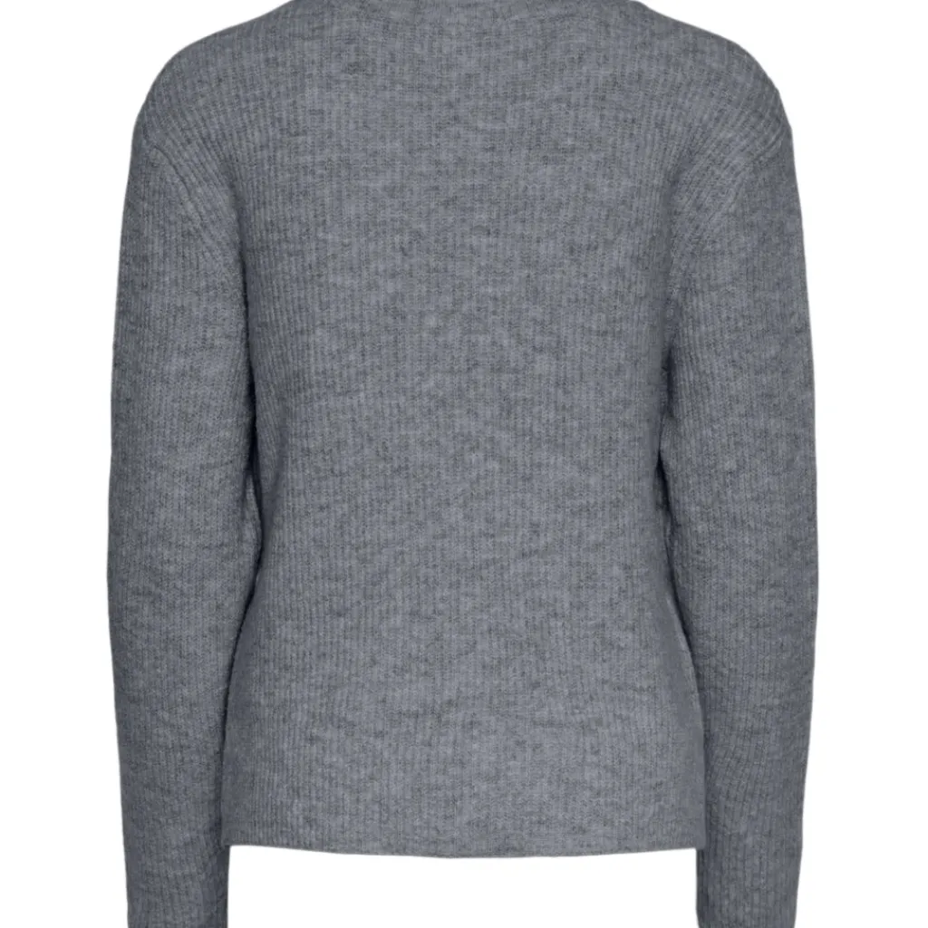 PIECES dame strik PCSILLY - Medium grey melange Hot