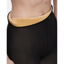 PIECES dame strømpebukser PCSOPHIE - Black NUDE FLEECE Discount