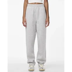 PIECES dame sweatbukser PCCHILLI - Light Grey Melange Best