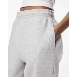 PIECES dame sweatbukser PCCHILLI - Light Grey Melange Best