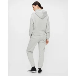 PIECES dame sweatpants PCCHILLI - Light Grey Melange Clearance