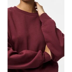 PIECES dame sweatshirt PCCHILLI - Tawny Port Sale