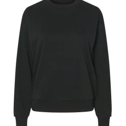 PIECES dame sweatshirt PCCHILLI - Black Discount