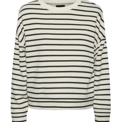 PIECES dame sweatshirt PCCHILLI - Cloud Dancer Black