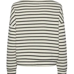 PIECES dame sweatshirt PCCHILLI - Cloud Dancer Black