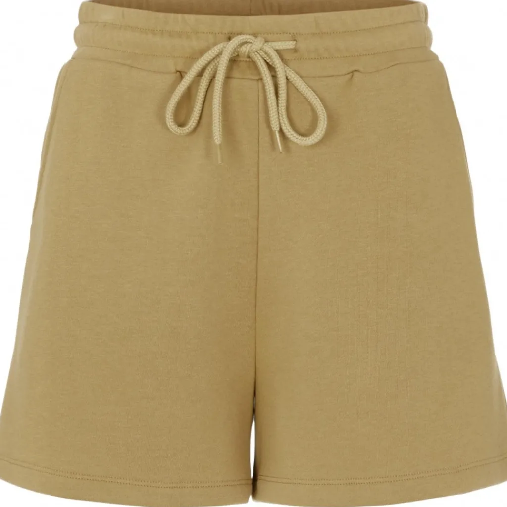 PIECES dame sweatshorts PCCHILLI SUMMER - Khaki Hot