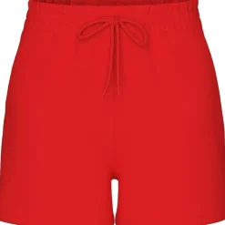 PIECES dame sweatshorts PCCHILLI SUMMER - Poppy Red Outlet