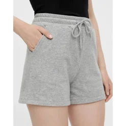 PIECES dame sweatshorts PCCHILLI SUMMER - Light Grey Melange