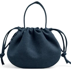 PIECES dame taske PCBALLOON - Dark Blue Denim Silver Hot