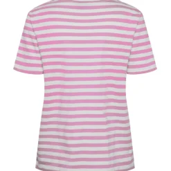 PIECES dame tee PCRIA - Pastel Lavender BRIGHT WHITE Clearance