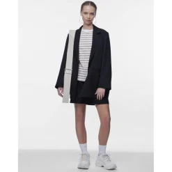 PIECES dame tee PCRIA - Silver Mink BRIGHT WHITE Discount