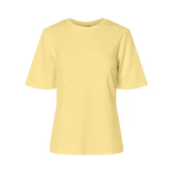 PIECES dame tee PCSKYLAR - pale banana Online