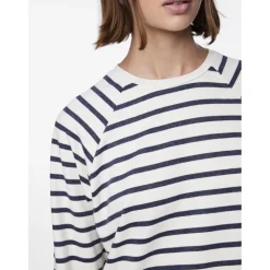 PIECES dame top PCBIBI - Navy Blazer CLOUD DANCER Clearance