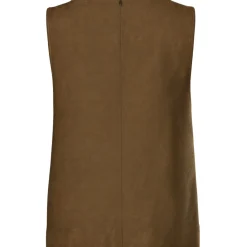 PIECES dame top PCJUNO - Amber Brown Best