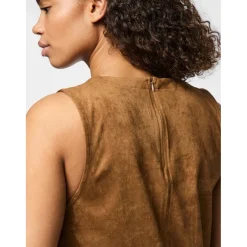 PIECES dame top PCJUNO - Amber Brown Best