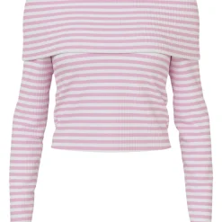 PIECES dame top PCLAYA - Bright White Pirouette New