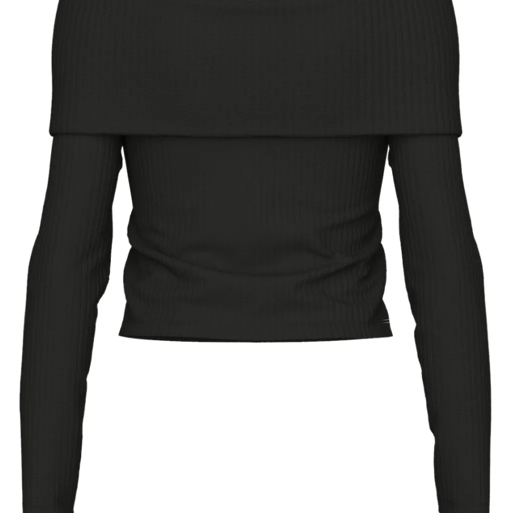 PIECES dame top PCLAYA - Black