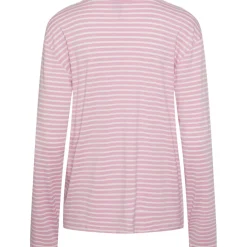 PIECES dame top PCMALULJE - Pastel Lavender BRIGHT WHITE New