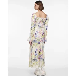 PIECES dame top PCMARI - Cloud Dancer FLOWERS Sale