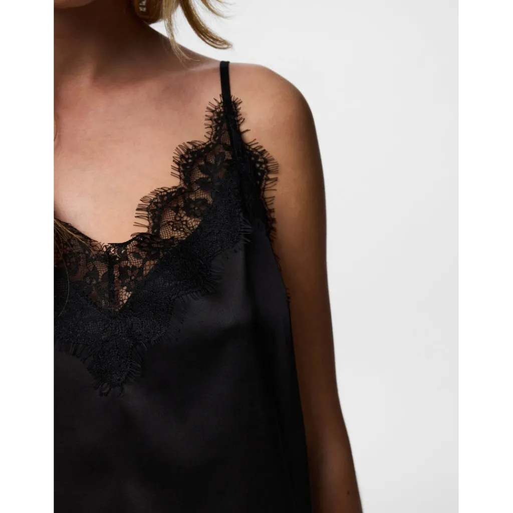 PIECES Dame Top PCNomi - Black Best