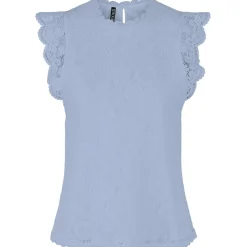 PIECES dame top PCOLLINE - Kentucky blue