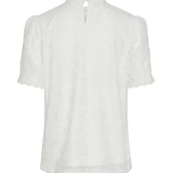 PIECES dame top PCOLLINE - Cloud Dancer