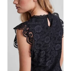 PIECES dame top PCOLLINE - Black Discount