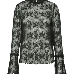 PIECES dame top PCSEMMA - Black Outlet