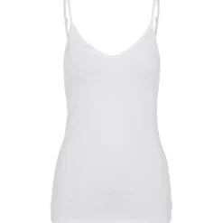 PIECES dame top PCSIRENE - Bright White Clearance