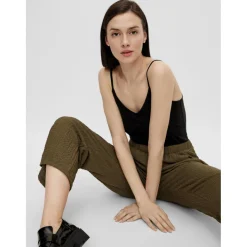 PIECES dame top PCSIRENE - Black Hot