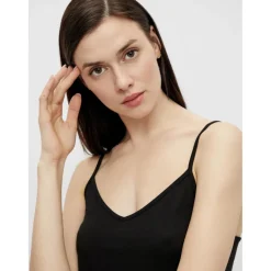 PIECES dame top PCSIRENE - Black Hot