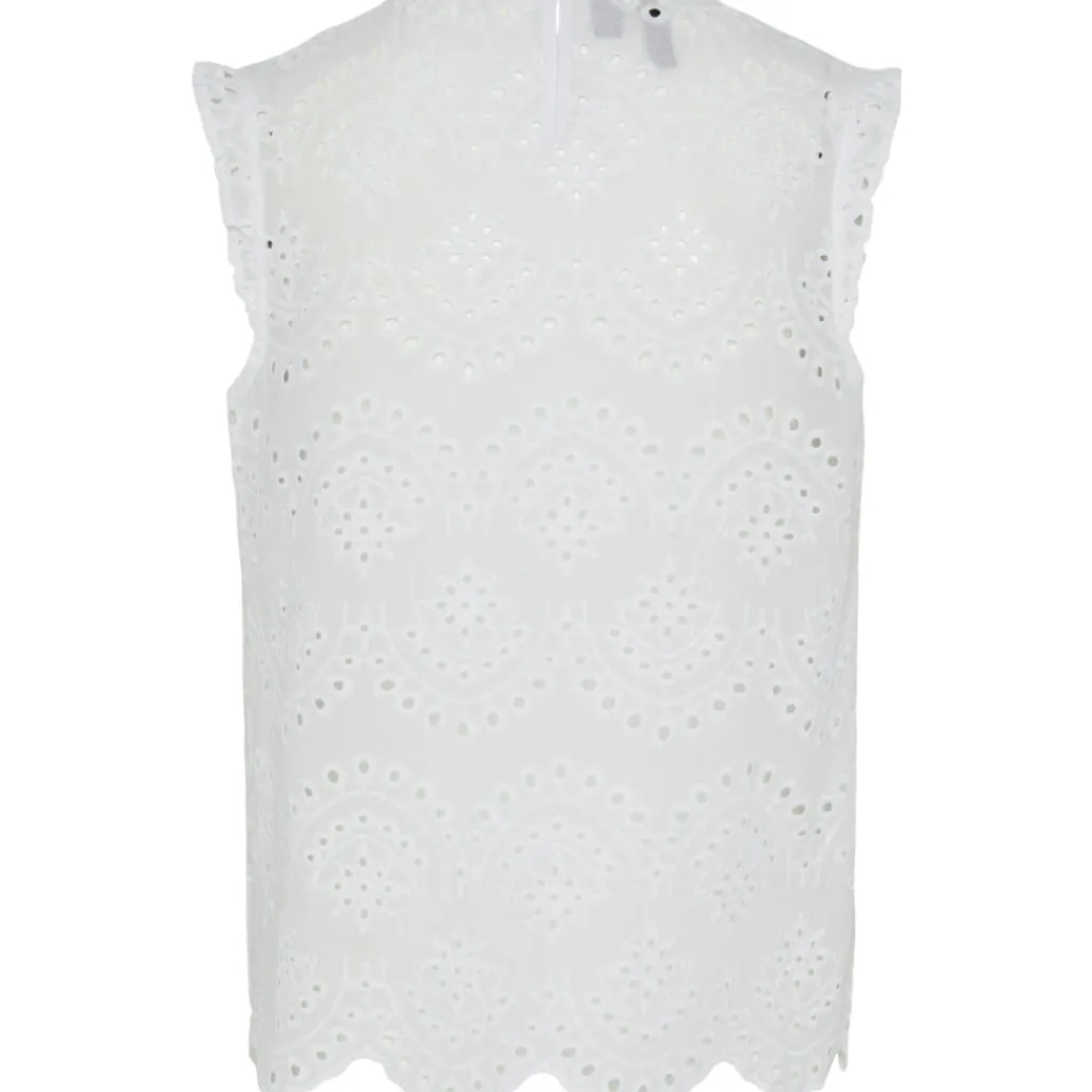 PIECES dame top PCVILDE - Bright White Online