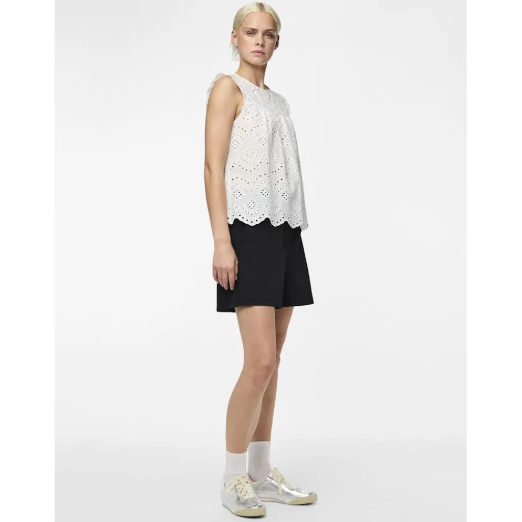 PIECES dame top PCVILDE - Bright White Online
