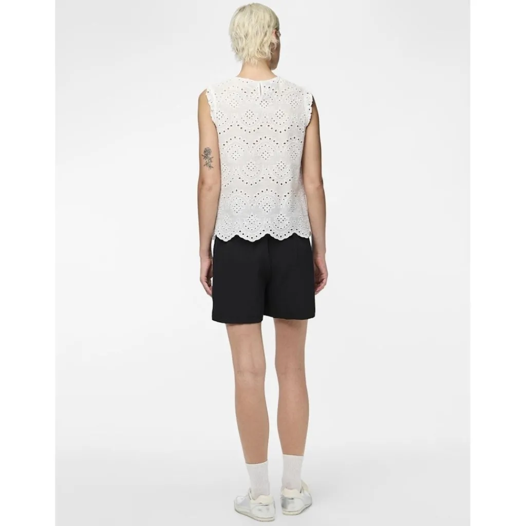 PIECES dame top PCVILDE - Bright White Online