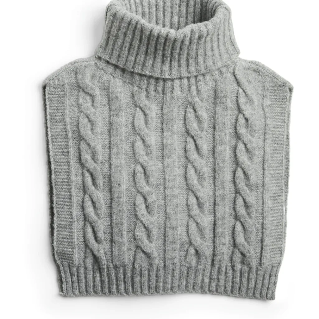 PIECES dame tørklæde PCNOLLIE - Medium grey melange Discount