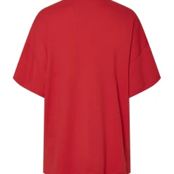 PIECES dame t-shirt PCAUNA - High risk red Best