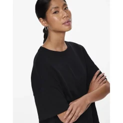 PIECES dame T-shirt PCCHILLI SUMMER - Black