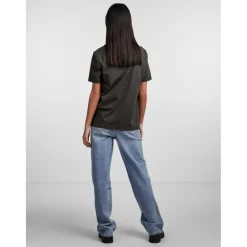 PIECES dame t-shirt PCRIA - Black Discount