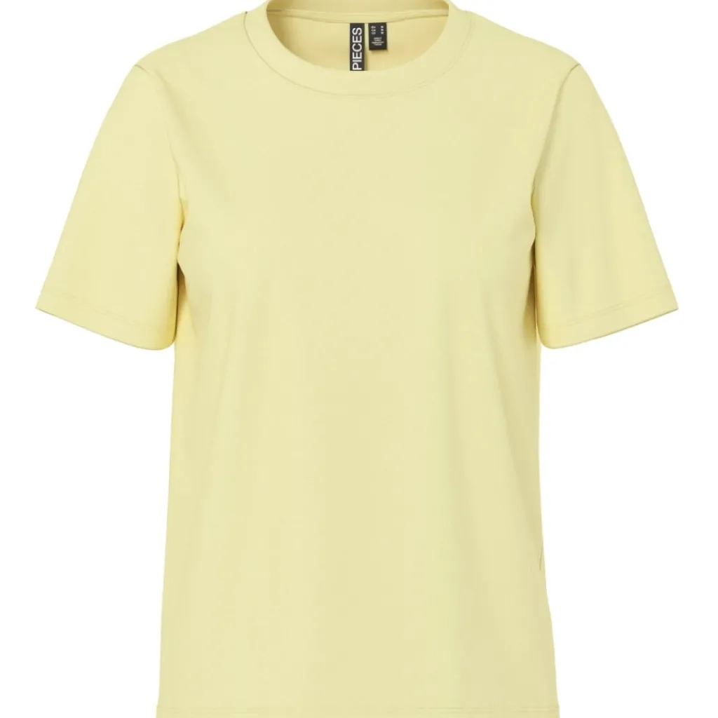 PIECES dame t-shirt PCRIA - French Vanilla Best