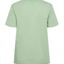 PIECES dame t-shirt PCRIA - Quiet Green Clearance